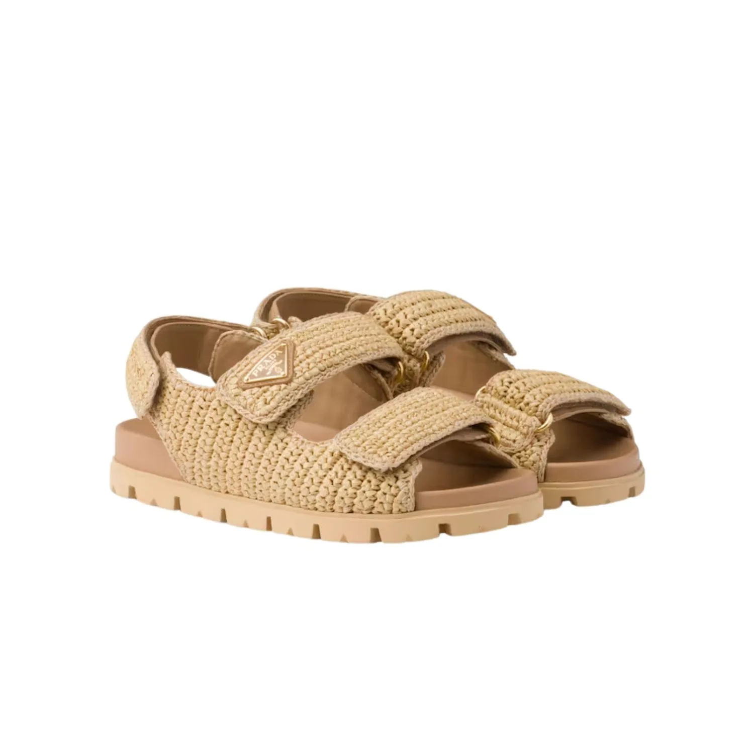 Prada Crochet Sandals