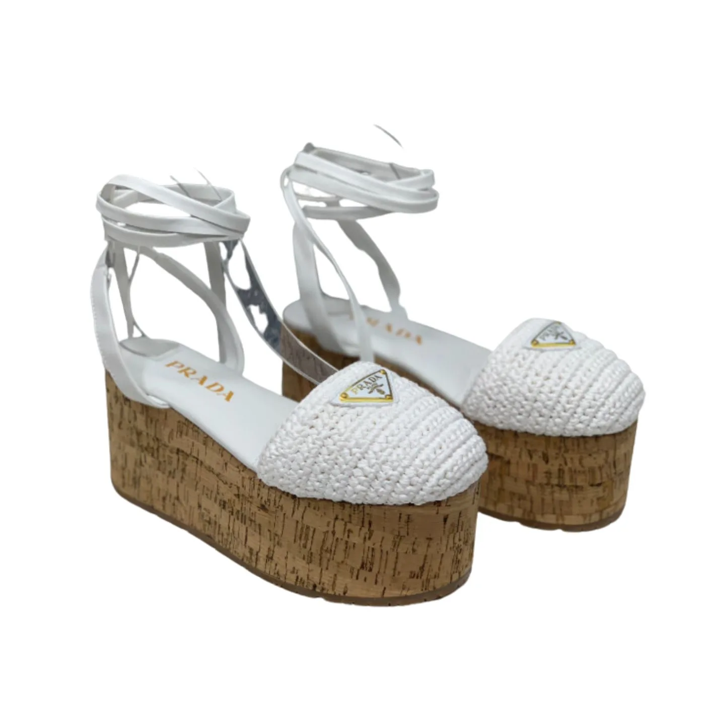 Prada Crochet Wedge
