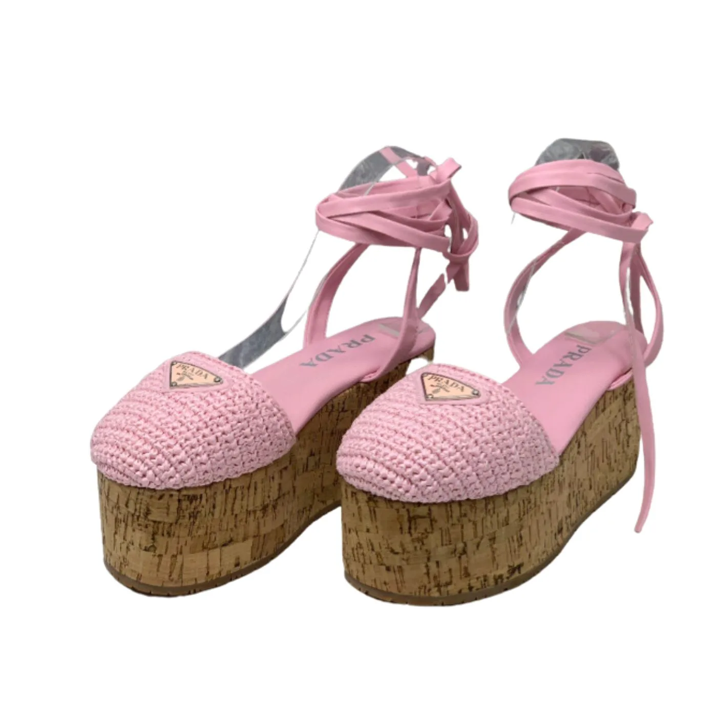 Prada Crochet Wedge