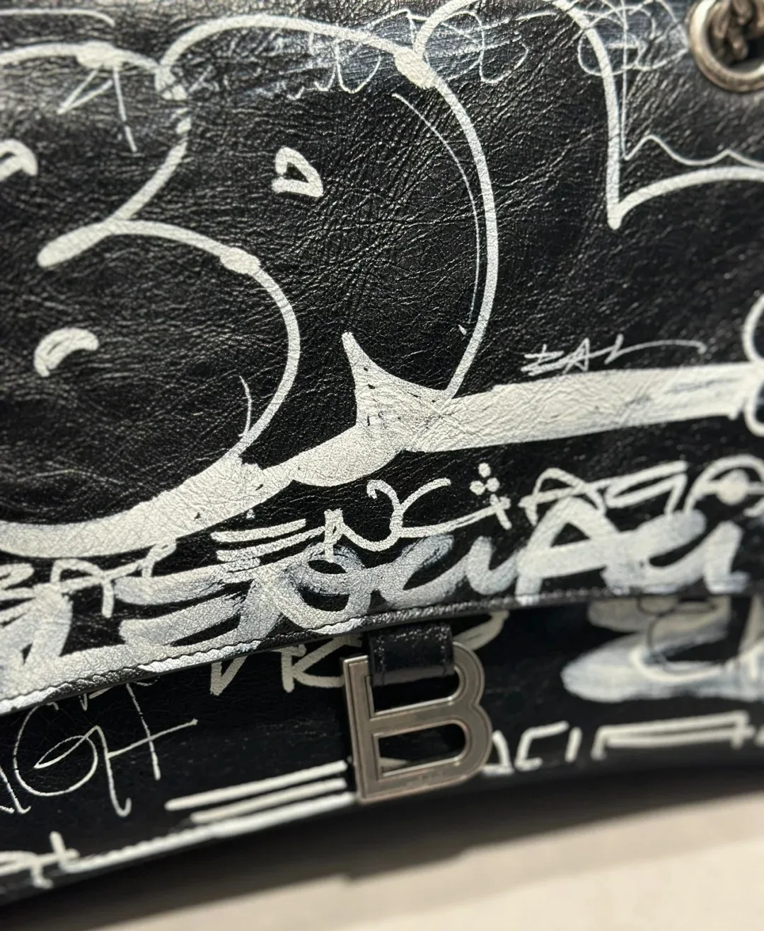 Alternative view of Balenciaga Crush Old School Bag Black /