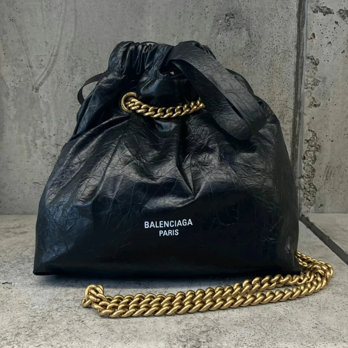 Alternative view of Balenciaga Crush Small Tote Bag Black /