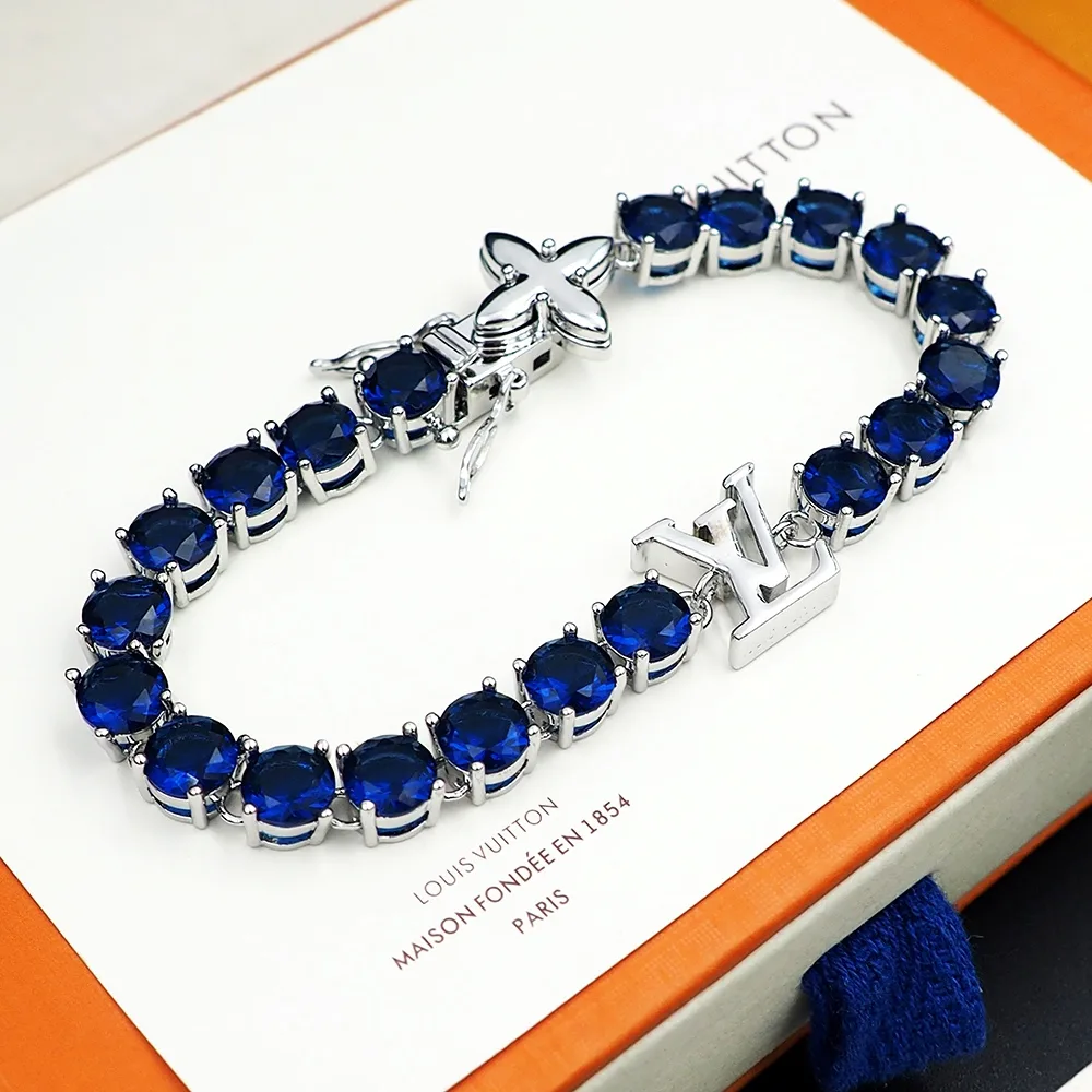 Alternative view of Louis Vuitton Crystal Bracelet Blue