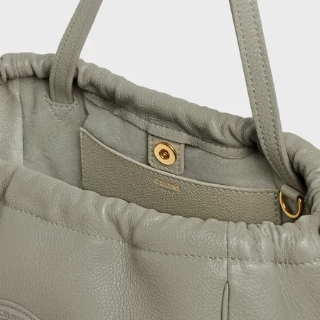 Celine Cuir Triomphe Green Clay Bag .31GC- / 9 Inches - Image 5