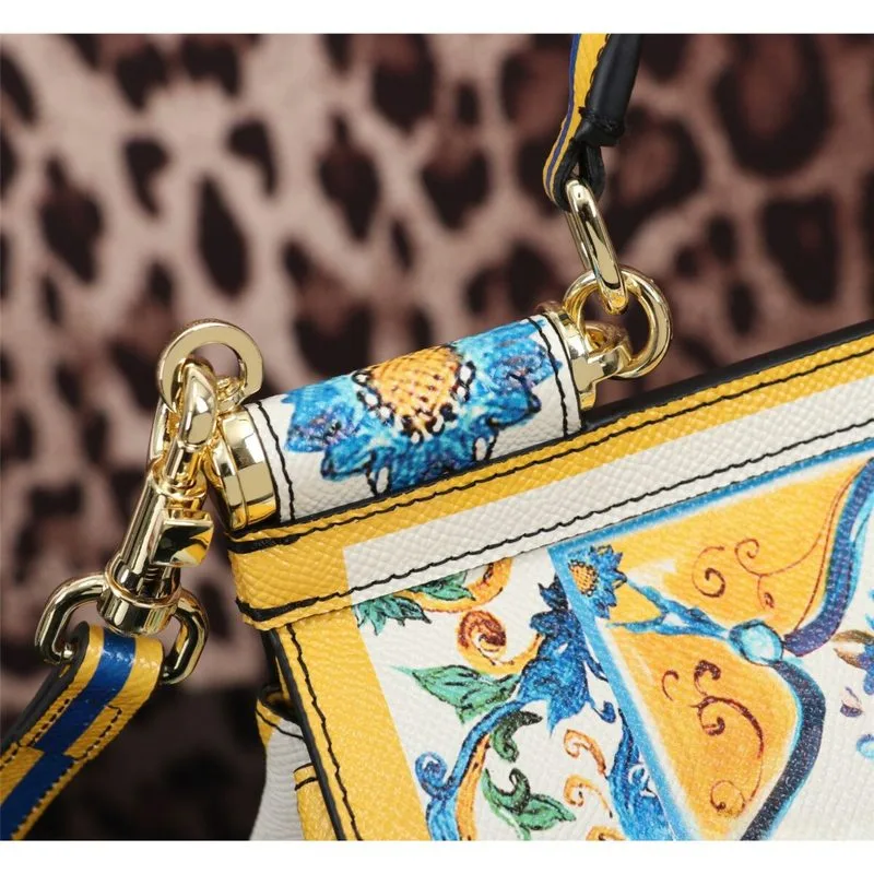 Dolce & Gabbana Sicily Handbag Yellow / - Image 6