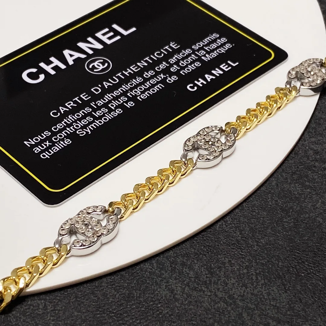 Chanel Double C Bracelet Gold - Image 3