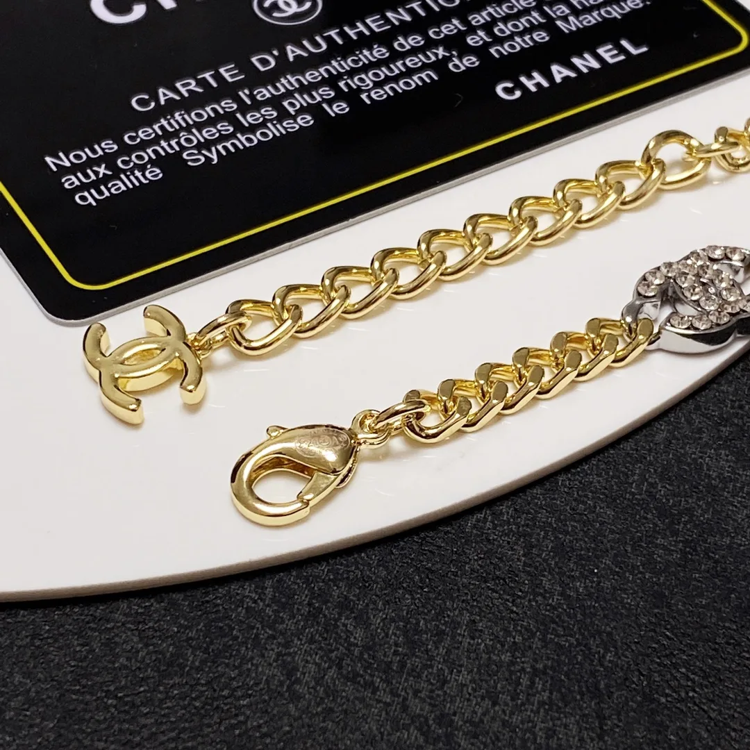 Chanel Double C Bracelet Gold - Image 10