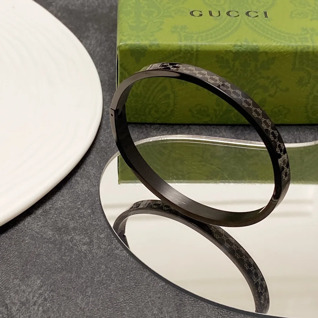 Alternative view of Gucci Double G Bracelet Black