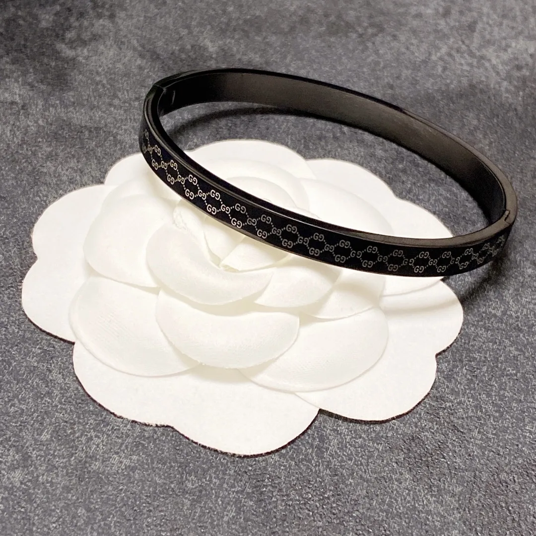 Gucci Double G Bracelet Black - Image 9
