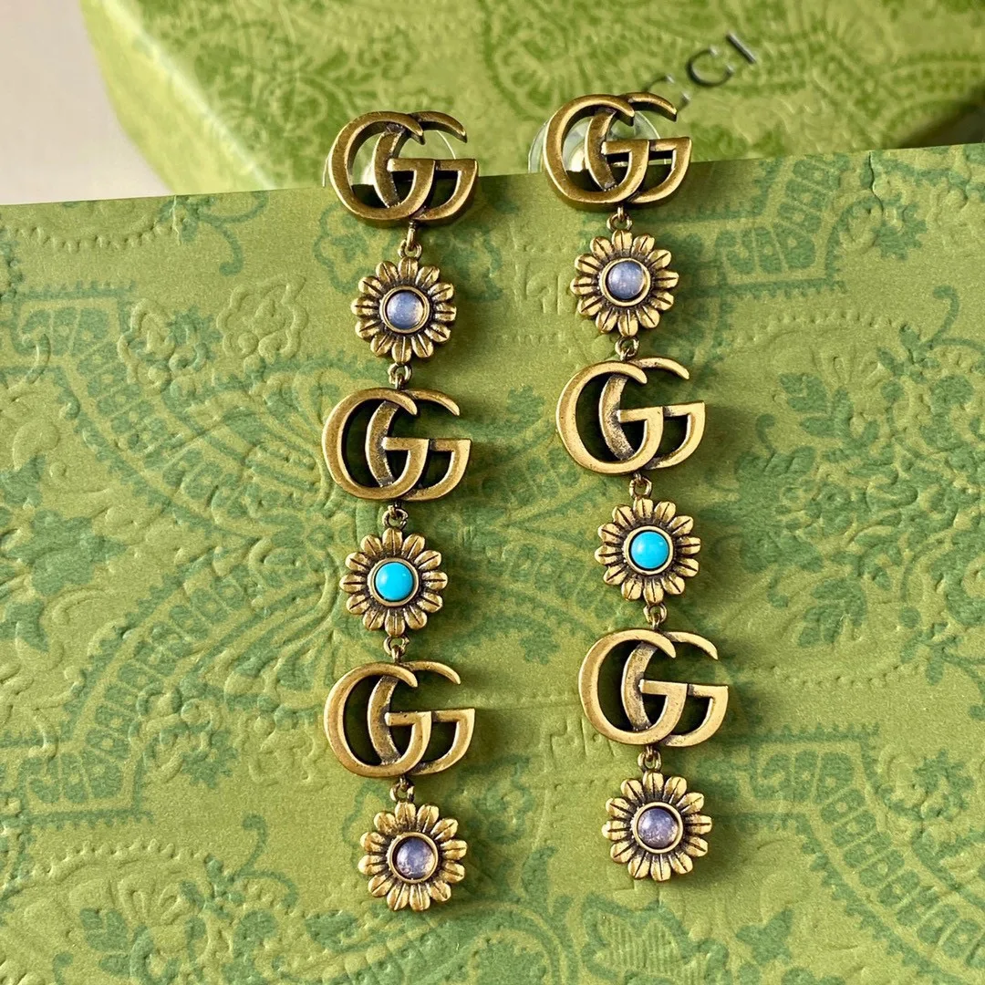 Gucci Double G Earrings Gold - Image 3