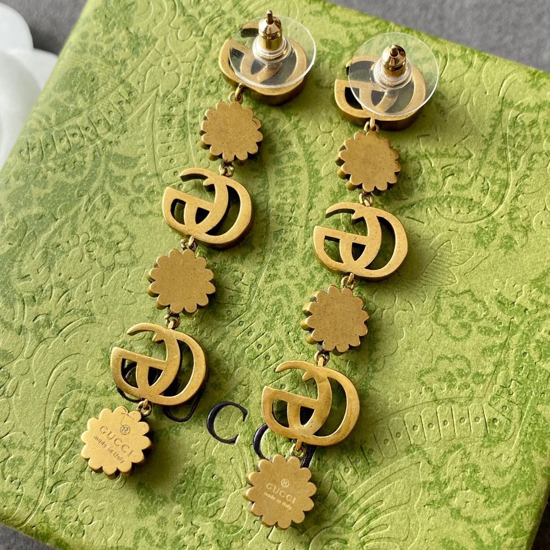 Alternative view of Gucci Double G Earrings Gold