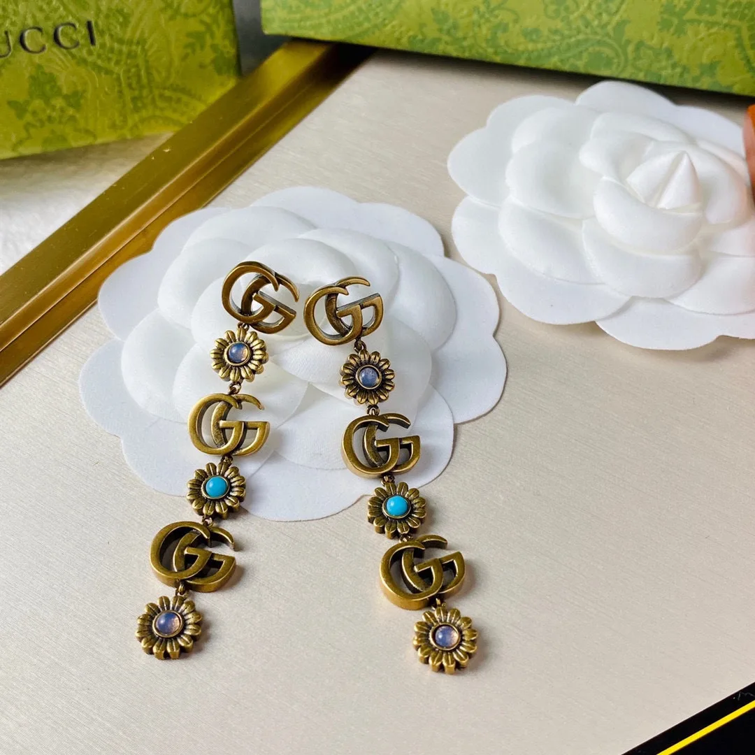 Gucci Double G Earrings Gold - Image 4