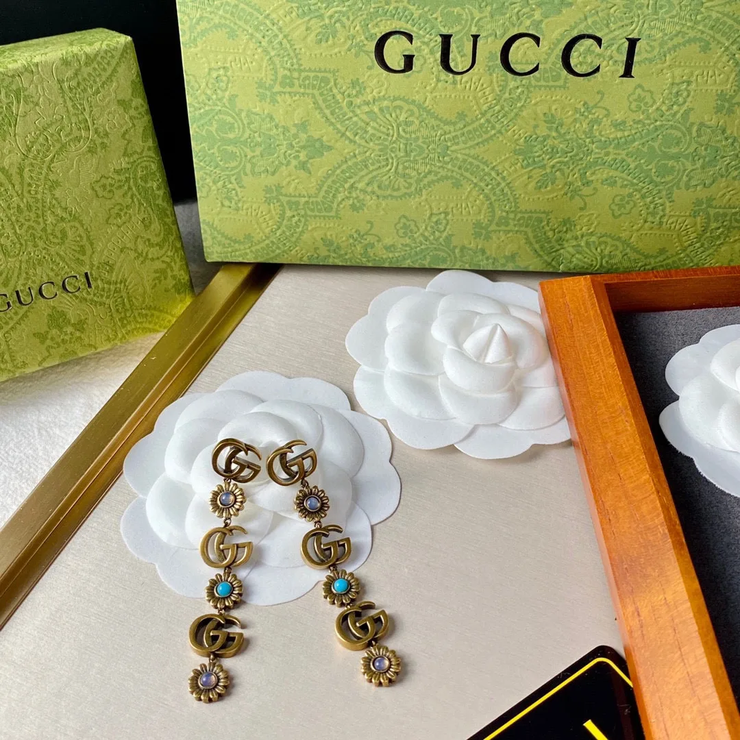Gucci Double G Earrings Gold - Image 6