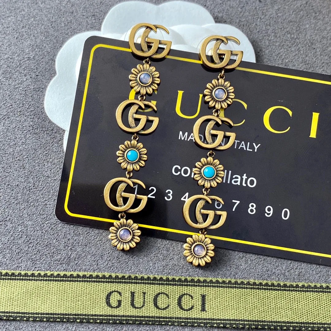 Gucci Double G Earrings Gold - Image 7