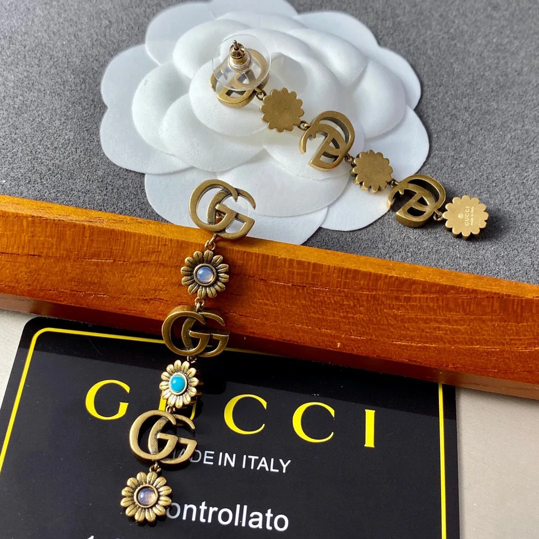 Gucci Double G Earrings Gold - Image 9