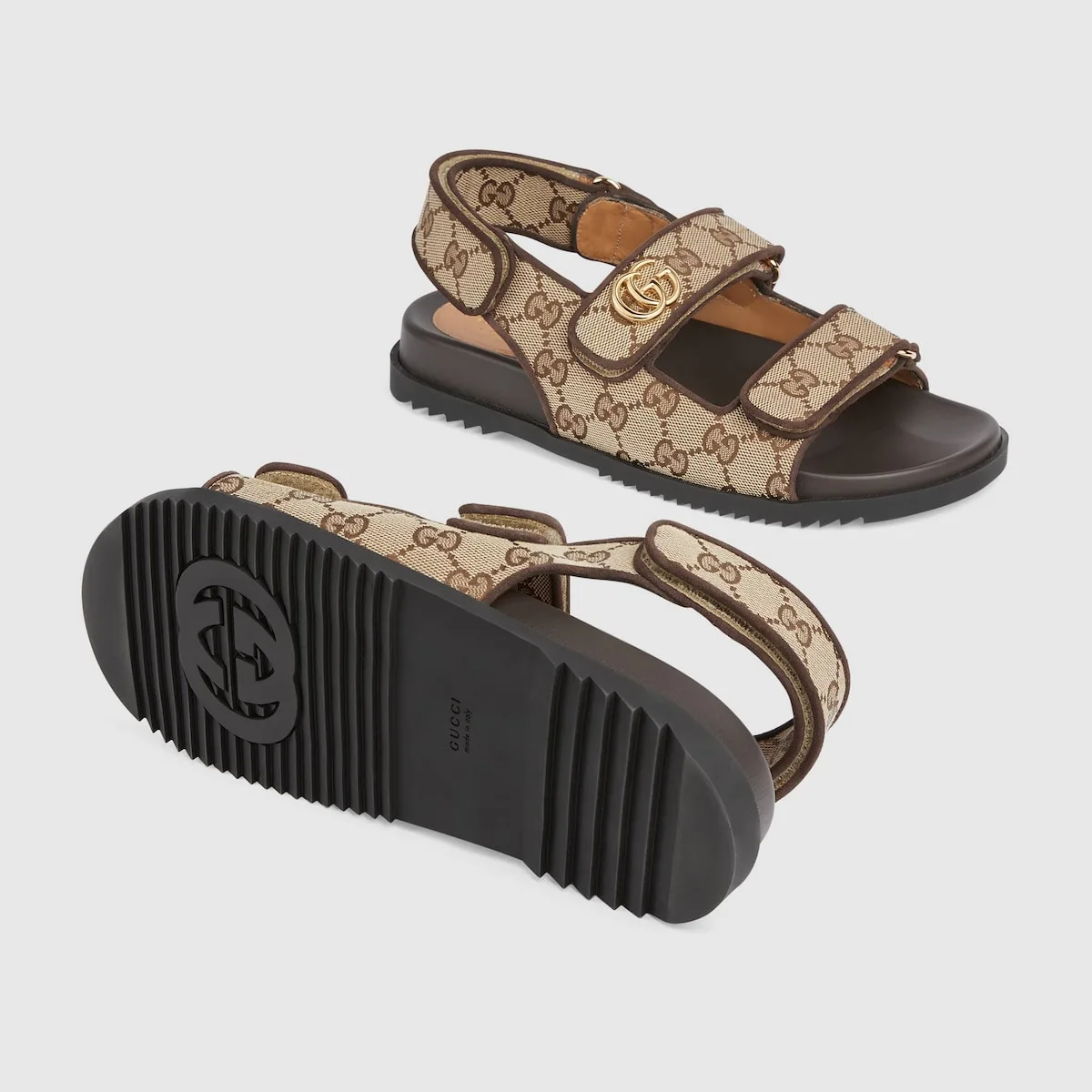 Gucci Double G Sandal Beige - Image 3