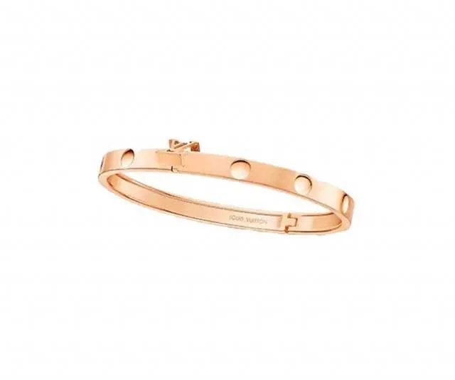 Alternative view of Louis Vuitton Empreinte Bangle Rose Gold