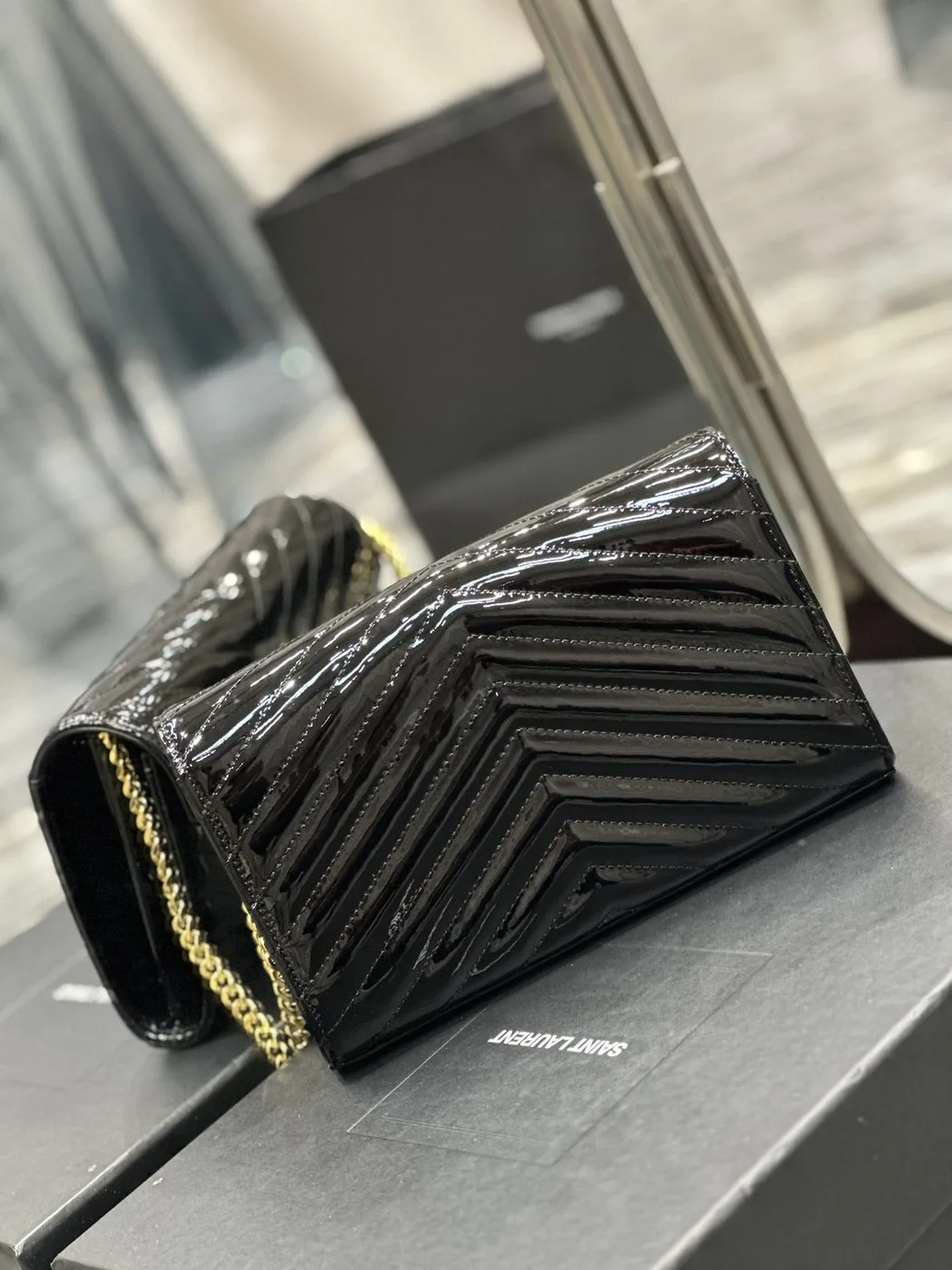 Saint Laurent Envelope Small Bag Black / - Image 2