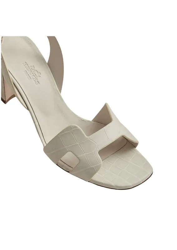 Hermes Eternite 80 Sandals Beige - Image 3