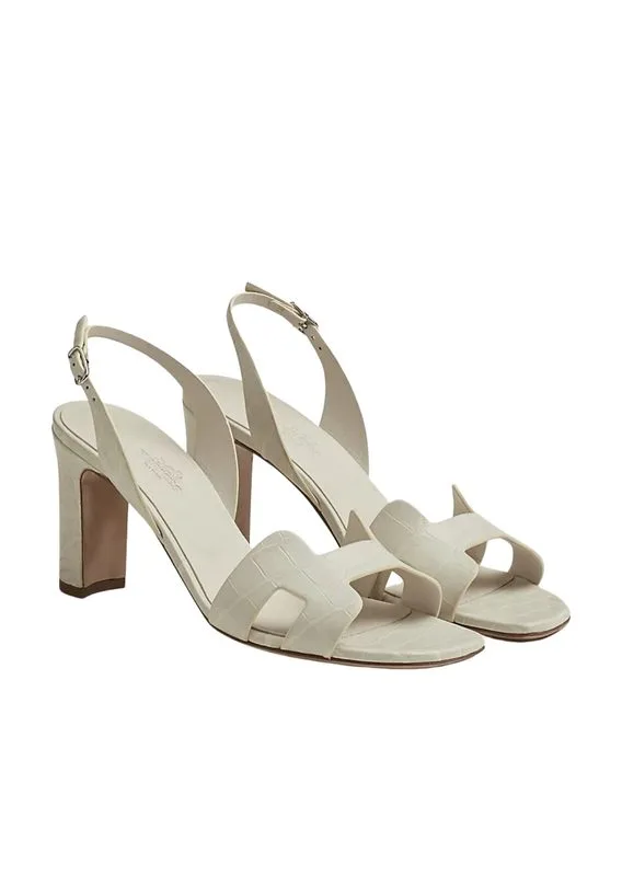 Hermes Eternite 80 Sandals Beige - Image 4