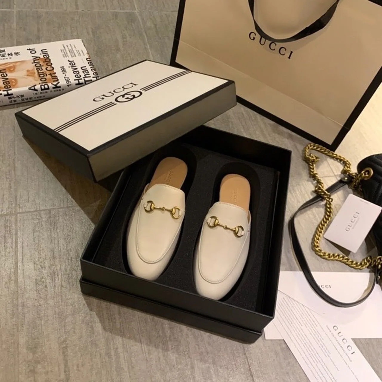 Alternative view of Gucci Women’s Princetown Slipper White GG