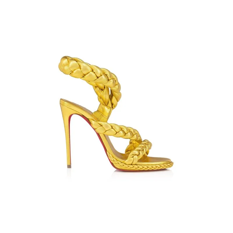 Christian Louboutin Fatima Gold - Image 3