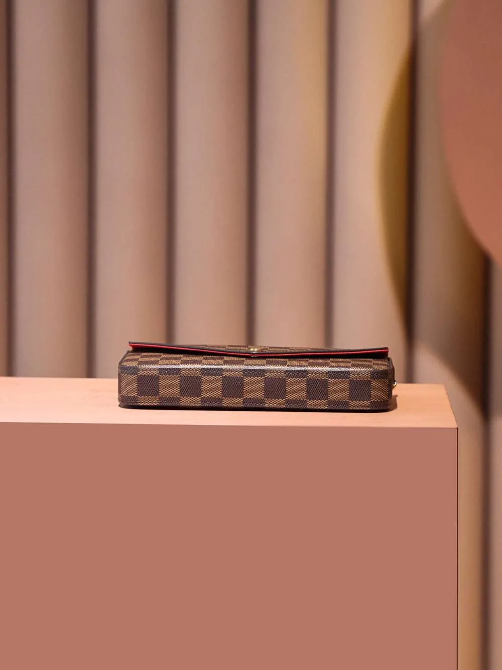 Louis Vuitton Pochette Felicie Shoulder Bag / Brown Gold Hardware - Image 8