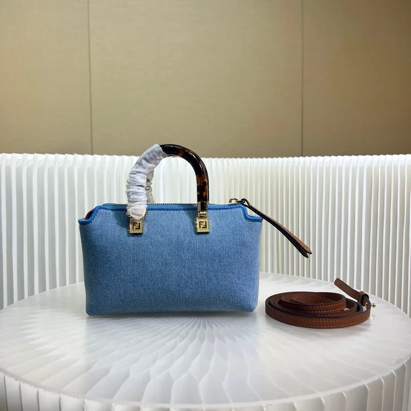Fendi Anws By The Way Mini Bag Blue / - Image 7