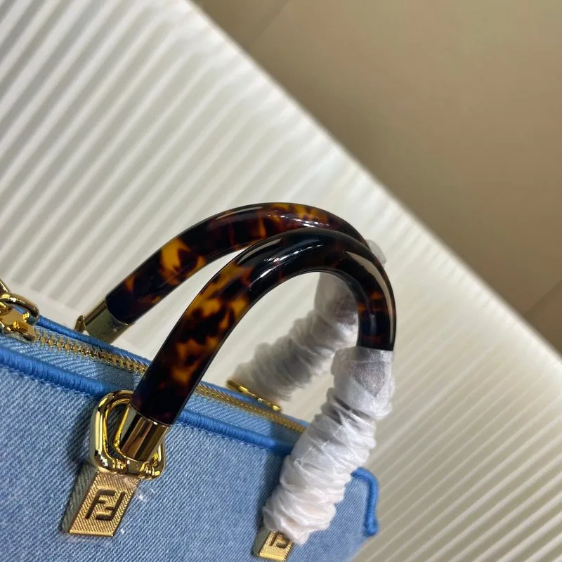 Fendi Anws By The Way Mini Bag Blue / - Image 6