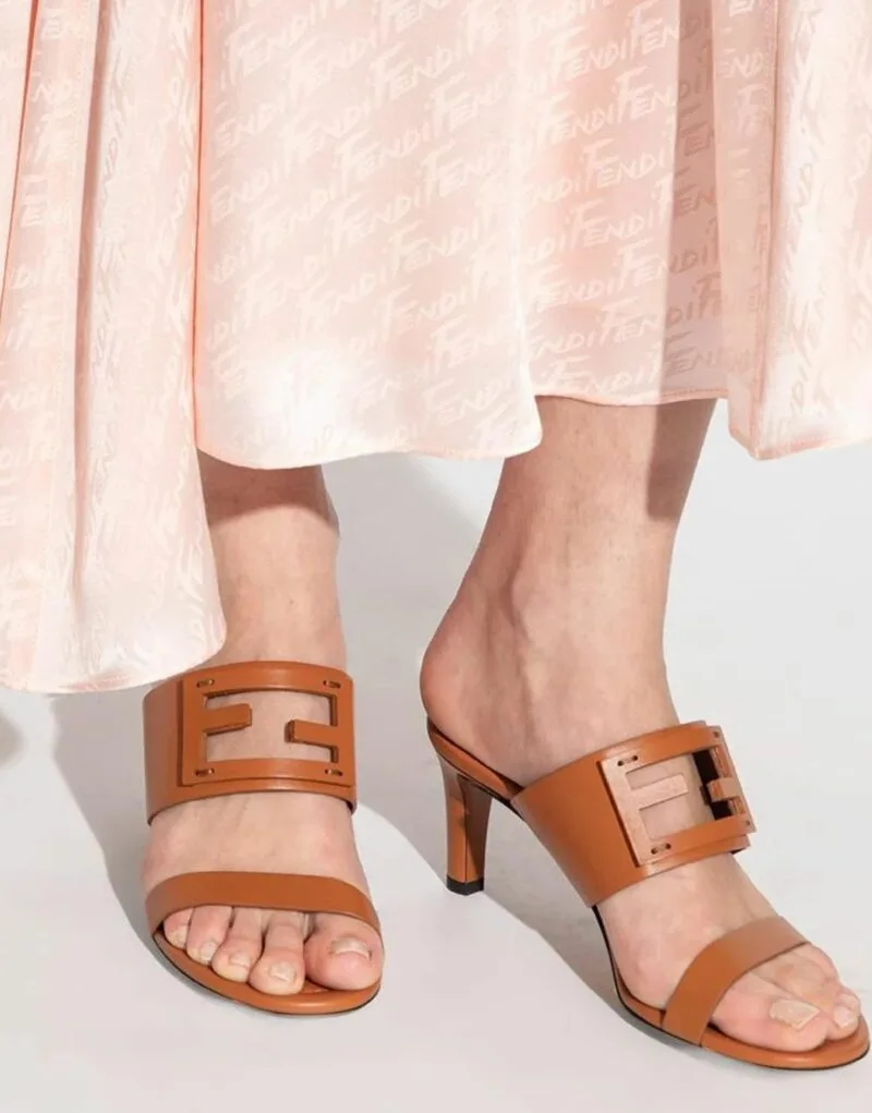 Alternative view of Fendi Baguette Brown Heels