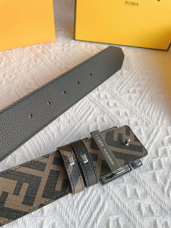 Fendi Belt Gray - Image 3