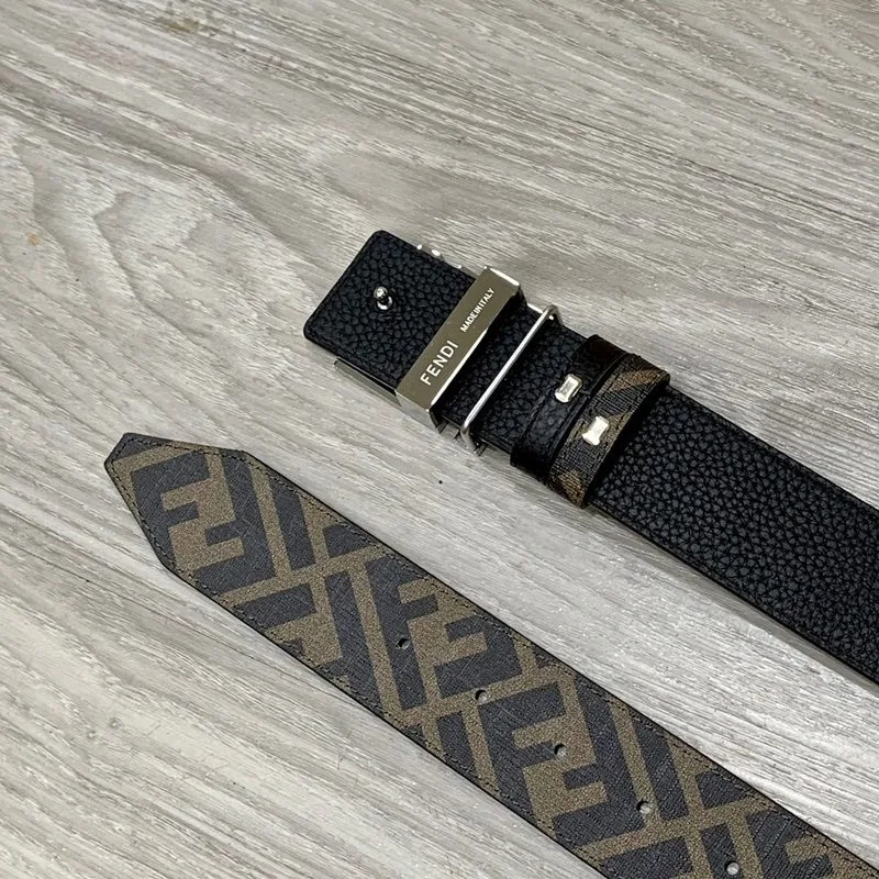 Fendi Belt Black/Brown - Image 3
