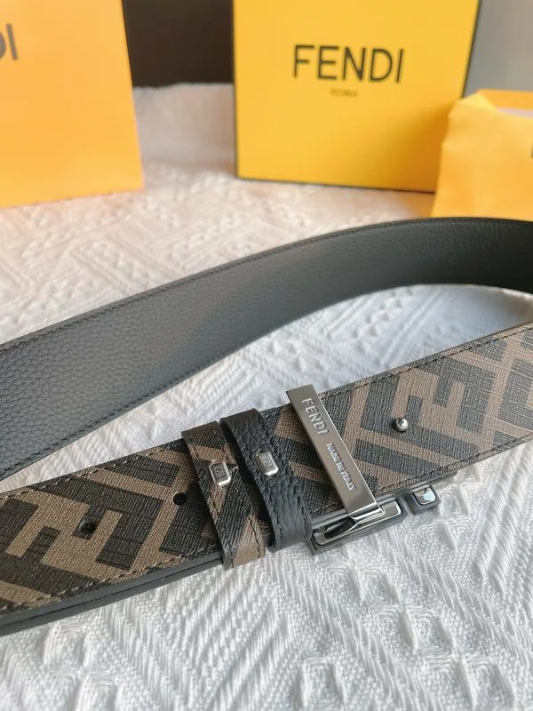 Alternative view of Fendi Belt Gray