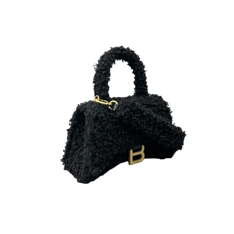 Balenciaga Furry Hourglass Small