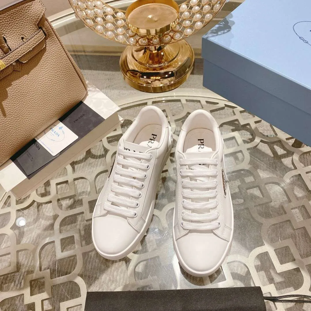 Prada Fyre Low Heel Sneaker White - Image 9