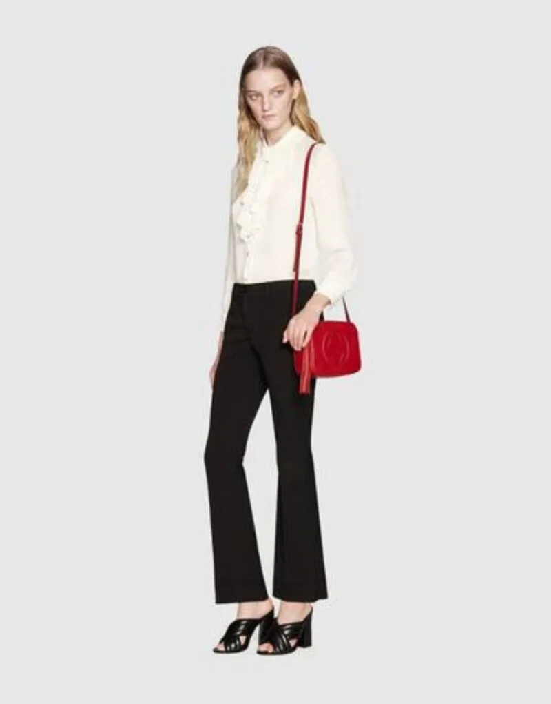 Alternative view of Gucci Soho Small Disco Bag Red, /, GG