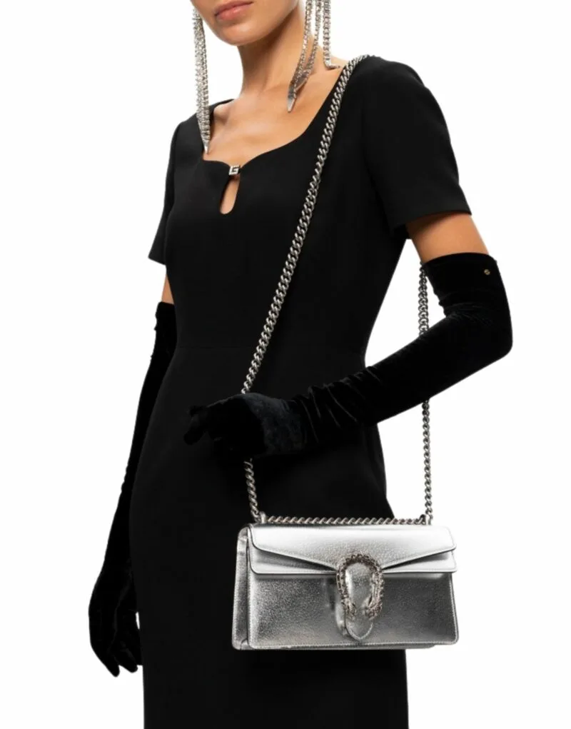 Alternative view of Gucci Dionysus Small Shoulder Bag Silver