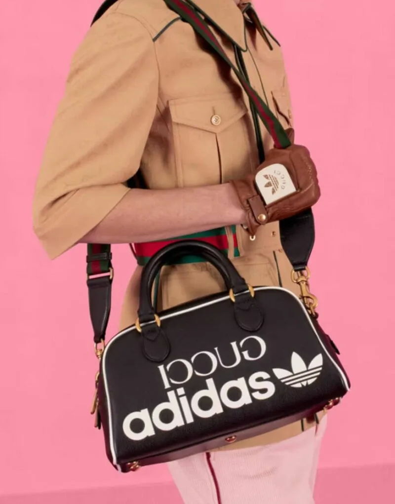 Gucci x Adidas Mini Duffle Bag Black - Image 2