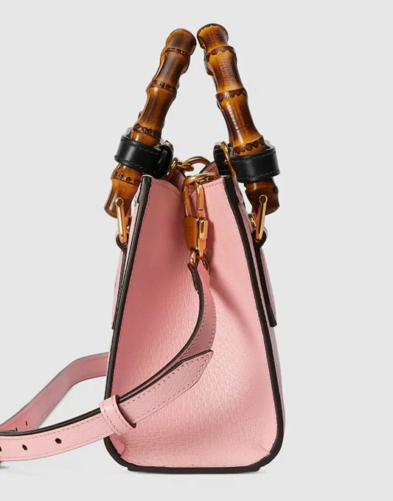 Gucci Diana Mini Tote Bag Pink , / GG - Image 5