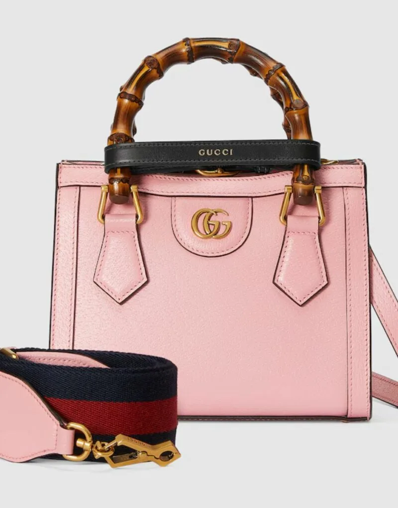 Gucci Diana Mini Tote Bag Pink , / GG - Image 6