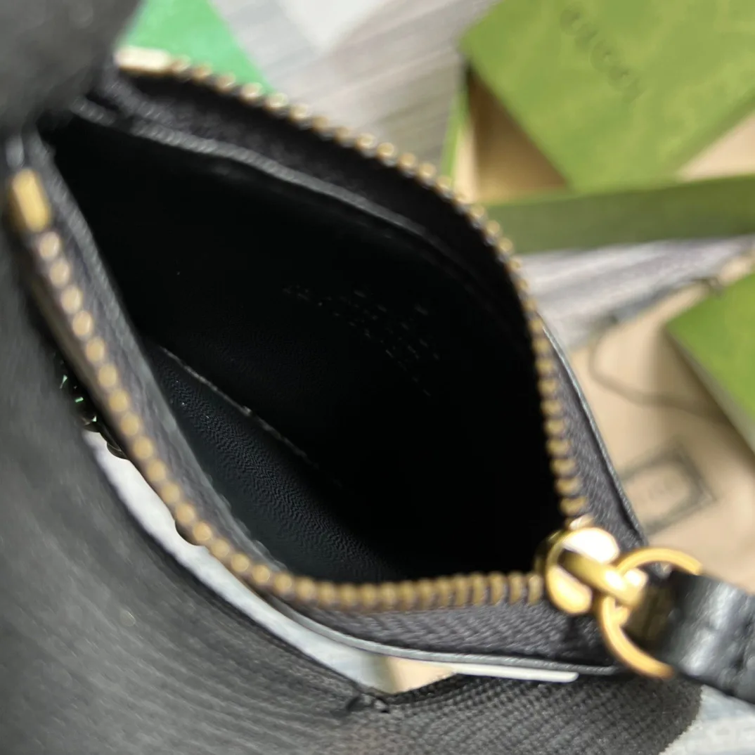 Alternative view of Gucci GG Marmont Keychain Wallet Black DTDHT 1000 /