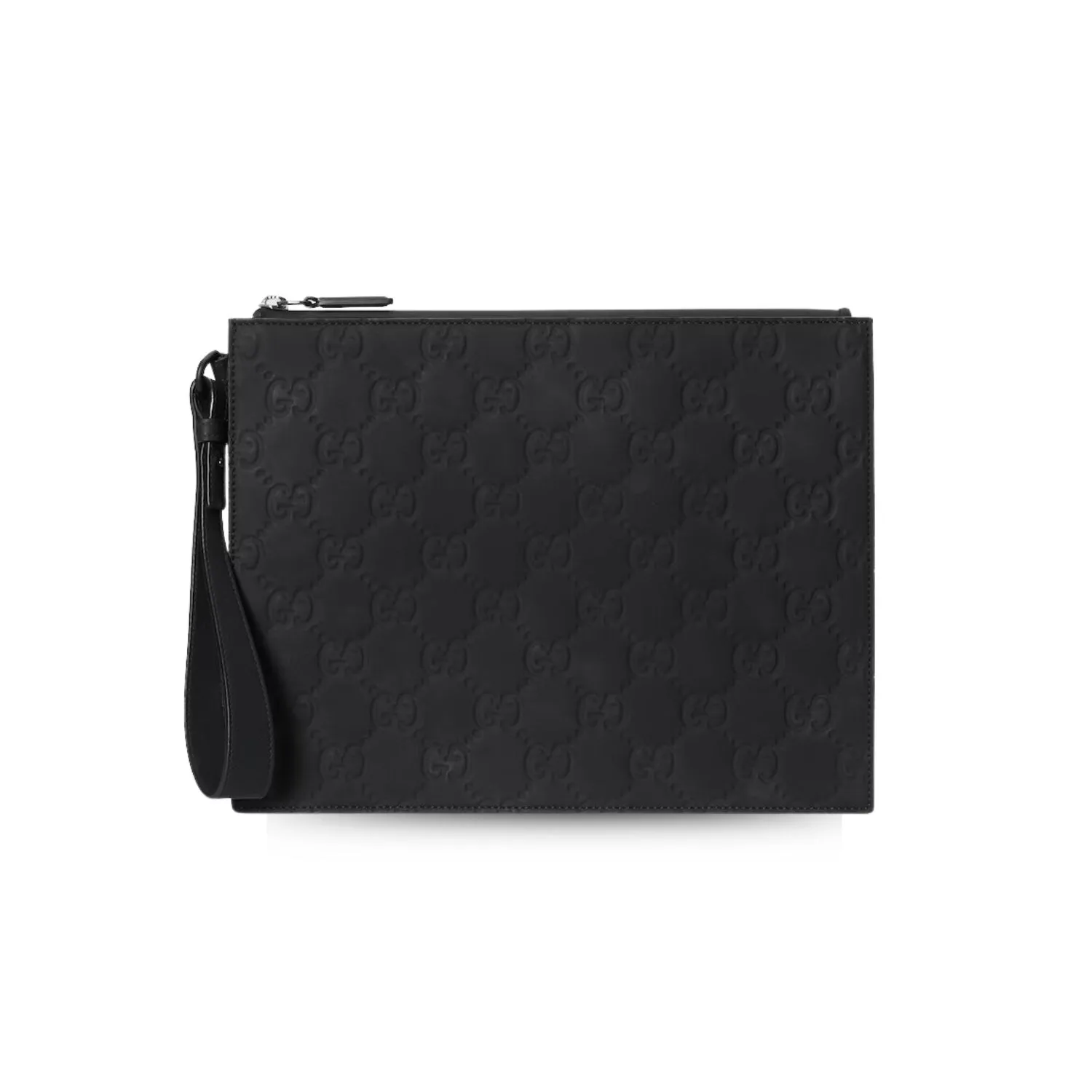 Gucci Rubber-Effect Pouch