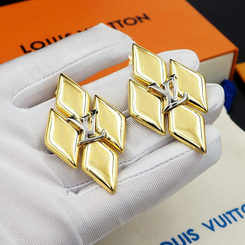 Louis Vuitton GO-14 Earrings Gold - Image 3