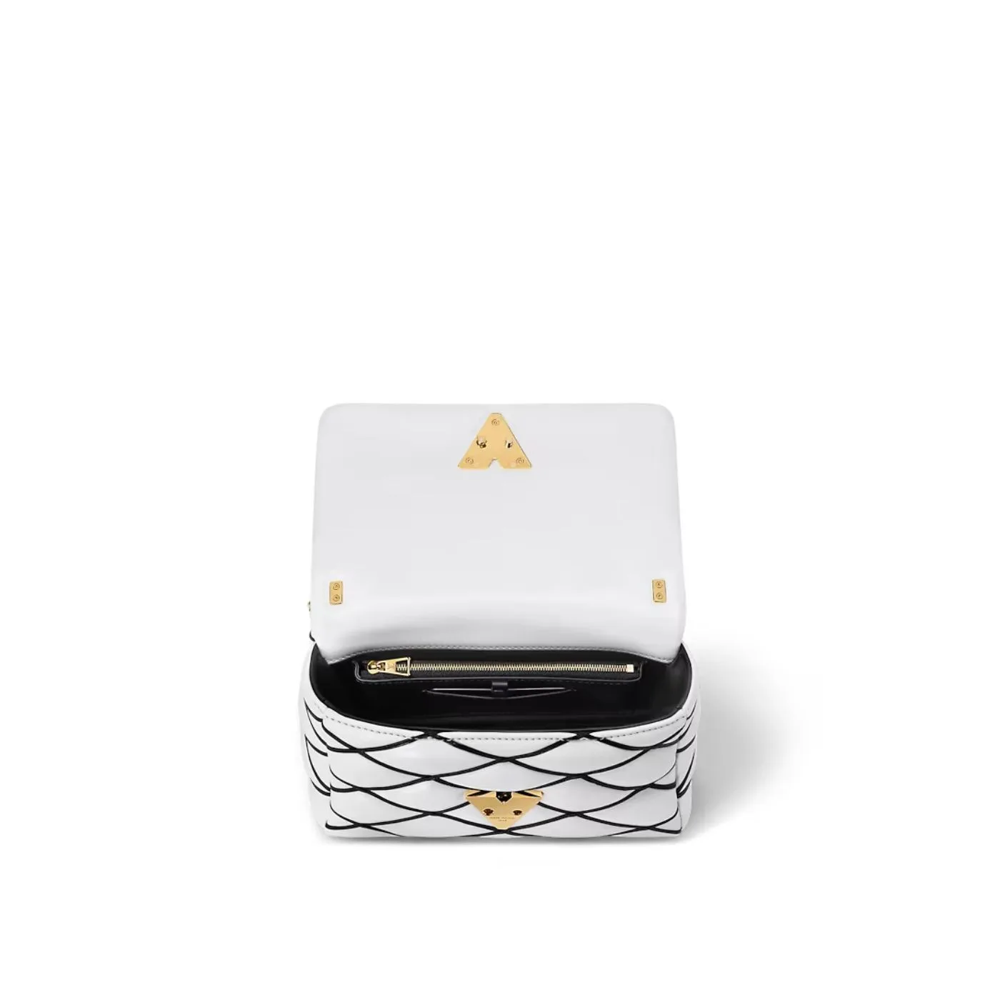 Louis Vuitton GO- White/ Black Bag - 9.1 Inches/ - Image 5