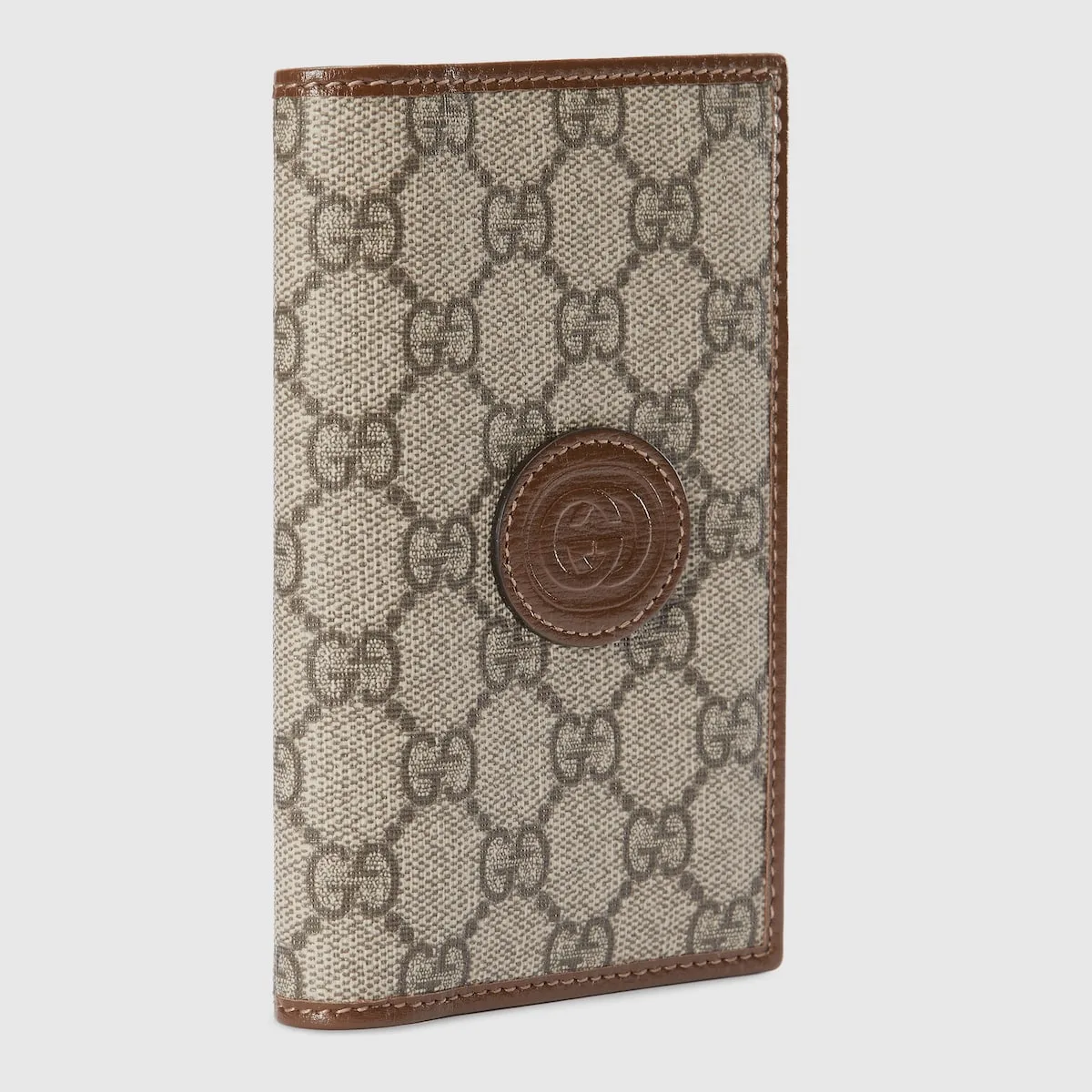 Gucci GG Passport Case With Interlocking G Beige / - Image 3