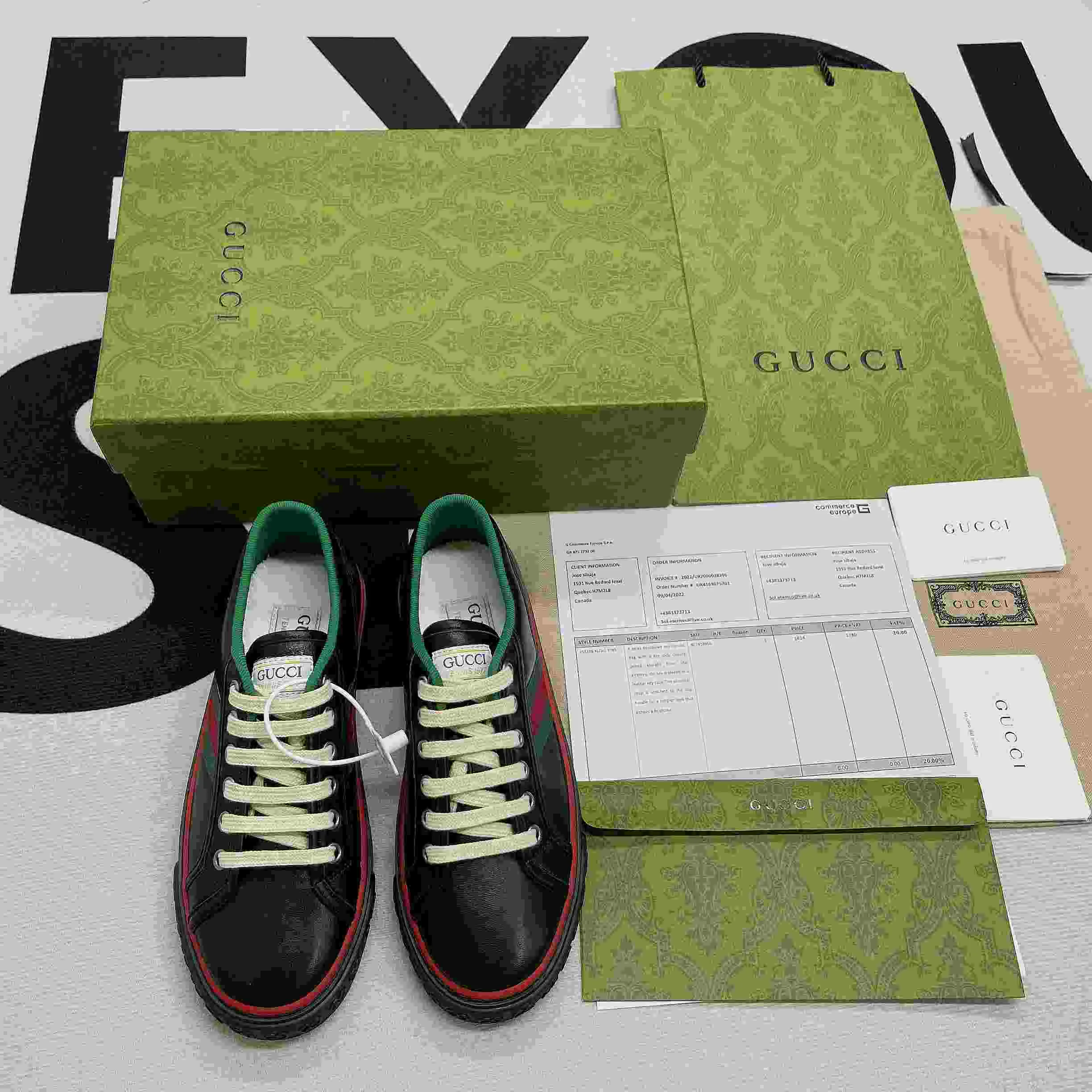 Gucci GG Tennis 1977 Sneaker Black - Image 4