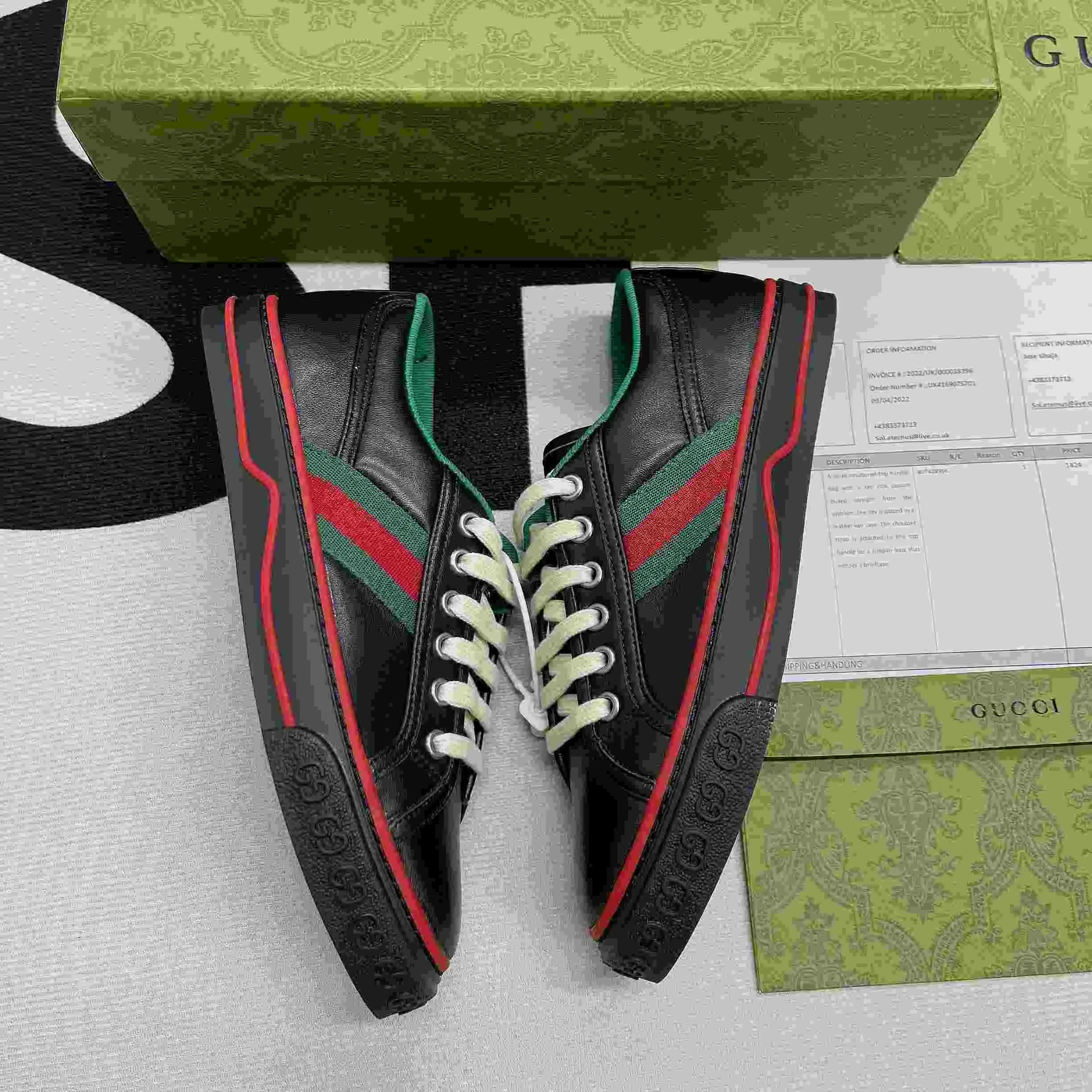 Gucci GG Tennis 1977 Sneaker Black - Image 8