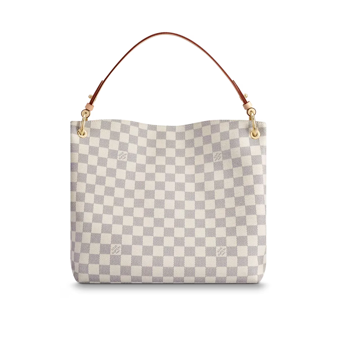 Louis Vuitton Graceful PM Damier Azur Bag - / 13.8 Inches - Image 4