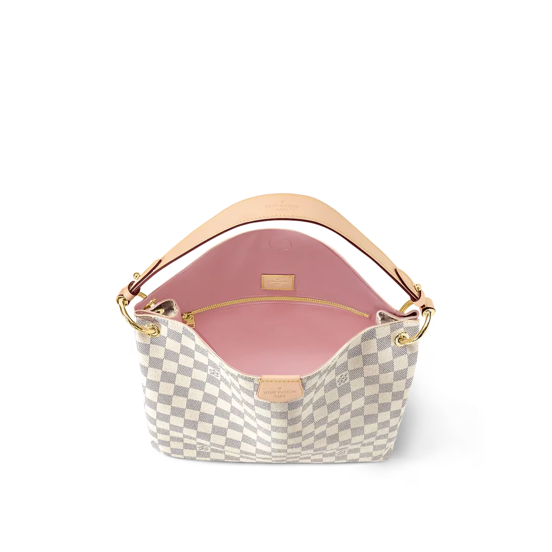 Louis Vuitton Graceful PM Damier Azur Bag - / 13.8 Inches - Image 5