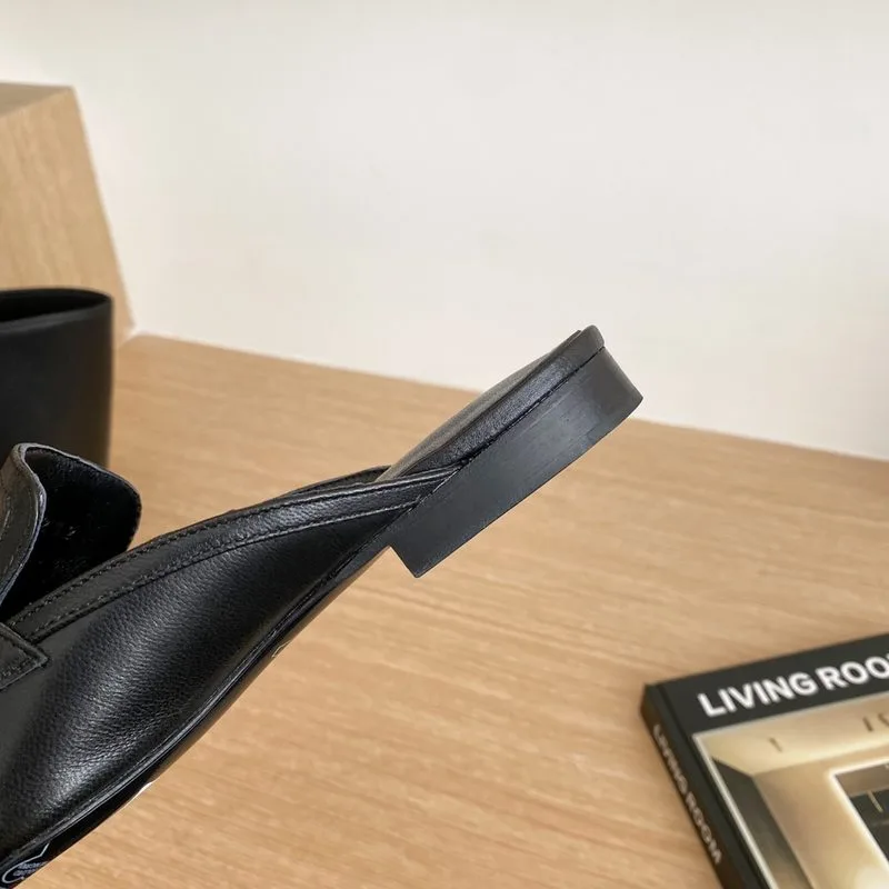 Hermes Groupie Mules Black - Image 8