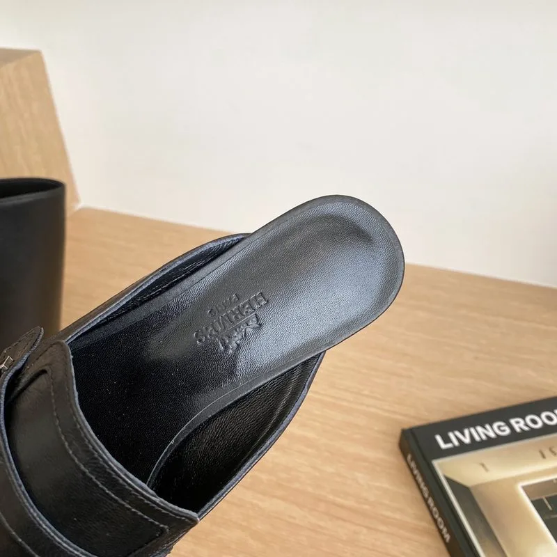 Hermes Groupie Mules Black - Image 10